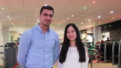 伊拉克客戶來中國進口樱桃网站入口健身器材