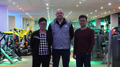 瑞典客戶來中國采購健身房器材