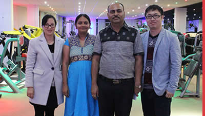 印度招標企業來中國采購健身房器材