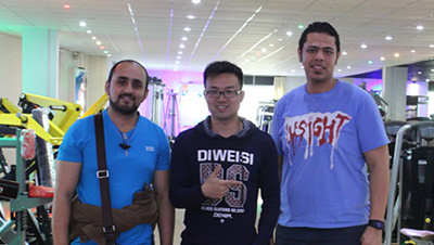 埃及客戶采購樱桃网站入口品牌健身房器材